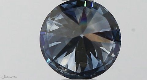 Loose Diamond - ROUND 0.47ct Fancy Vivid Blue SI1: Loose Diamond - ROUND 0.47ct Fancy Vivid Blue SI1 Source: This is a real non-mined Diamond that has been grown in a lab Shape: ROUND Carats: 0.47 Color: Fancy Vivid Blue Certification: IGI Video: