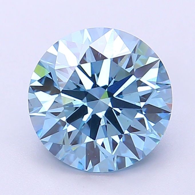 Ideal Loose Diamond - ROUND 2.52ct Fancy Vivid Blue VS2: Ideal Loose Diamond - ROUND 2.52ct Fancy Vivid Blue VS2 Source: This is a real non-mined Diamond that has been grown in a lab Shape: ROUND Carats: 2.52 Color: Fancy Vivid Blue Certification: IGI Video