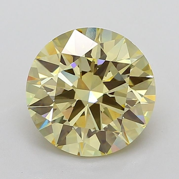 Loose Diamond - ROUND 6.19ct Fancy Yellow VS1: Loose Diamond - ROUND 6.19ct Fancy Yellow VS1 Source: This is a real non-mined Diamond that has been grown in a lab Shape: ROUND Carats: 6.19 Color: Fancy Yellow Certification: IGI Additional images a