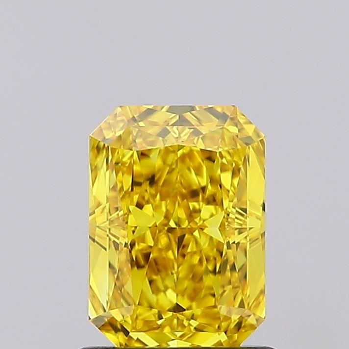Loose Diamond - RADIANT 1.12ct Fancy Vivid Yellow VVS1: Loose Diamond - RADIANT 1.12ct Fancy Vivid Yellow VVS1 Source: This is a real non-mined Diamond that has been grown in a lab Shape: RADIANT Carats: 1.12 Color: Fancy Vivid Yellow Certification: IGI
