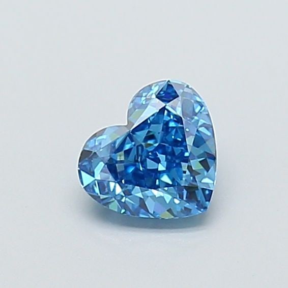Loose Diamond - HEART 1.03ct Fancy Vivid Blue VS2: Loose Diamond - HEART 1.03ct Fancy Vivid Blue VS2 Source: This is a real non-mined Diamond that has been grown in a lab Shape: HEART Carats: 1.03 Color: Fancy Vivid Blue Certification: IGI Video: