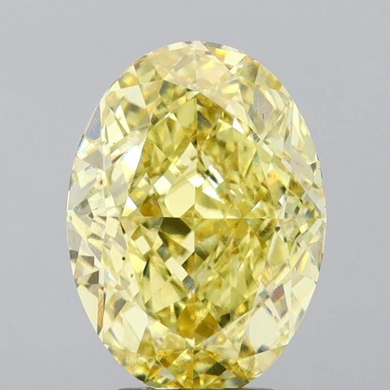 Loose Diamond - OVAL 4.19ct Fancy Intense Yellow VS1: Loose Diamond - OVAL 4.19ct Fancy Intense Yellow VS1 Source: This is a real non-mined Diamond that has been grown in a lab Shape: OVAL Carats: 4.19 Color: Fancy Intense Yellow Certification: IGI Video