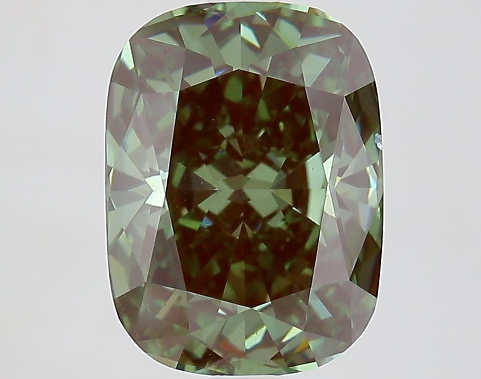 Loose Diamond - CUSHION MODIFIED 3.84ct Fancy Deep Green VS2: Loose Diamond - CUSHION MODIFIED 3.84ct Fancy Deep Green VS2 Source: This is a real non-mined Diamond that has been grown in a lab Shape: CUSHION MODIFIED Carats: 3.84 Color: Fancy Deep Green Certific