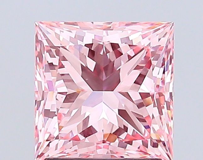 Loose Diamond - PRINCESS 2.05ct Fancy Vivid Pink VVS2: Loose Diamond - PRINCESS 2.05ct Fancy Vivid Pink VVS2 Source: This is a real non-mined Diamond that has been grown in a lab Shape: PRINCESS Carats: 2.05 Color: Fancy Vivid Pink Certification: IGI Vide