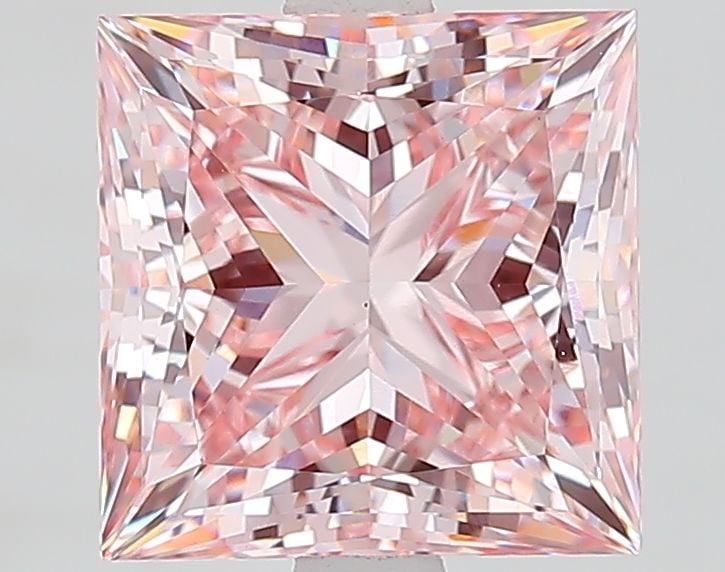 Loose Diamond - PRINCESS 3.32ct Fancy Intense Pink VS1: Loose Diamond - PRINCESS 3.32ct Fancy Intense Pink VS1 Source: This is a real non-mined Diamond that has been grown in a lab Shape: PRINCESS Carats: 3.32 Color: Fancy Intense Pink Certification: IGI V