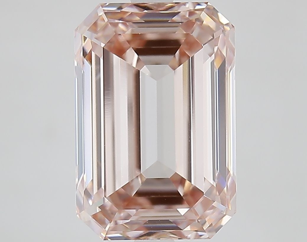 Loose Diamond - EMERALD 5.3ct Fancy Intense Pink VVS2: Loose Diamond - EMERALD 5.3ct Fancy Intense Pink VVS2 Source: This is a real non-mined Diamond that has been grown in a lab Shape: EMERALD Carats: 5.3 Color: Fancy Intense Pink Certification: IGI Vide