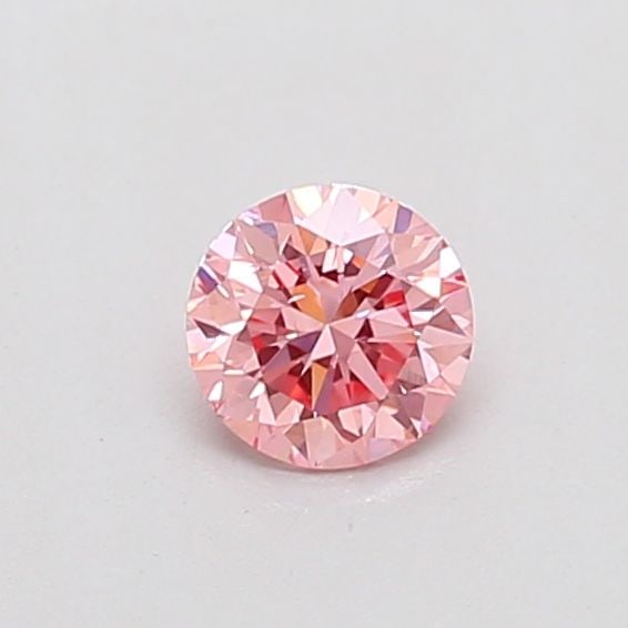 Loose Diamond - ROUND 0.32ct Fancy Vivid Pink VS2: Loose Diamond - ROUND 0.32ct Fancy Vivid Pink VS2 Source: This is a real non-mined Diamond that has been grown in a lab Shape: ROUND Carats: 0.32 Color: Fancy Vivid Pink Certification: NONE Additional