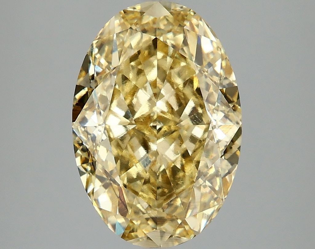 Loose Diamond - OVAL 4.1ct Fancy Vivid Yellow VS2: Loose Diamond - OVAL 4.1ct Fancy Vivid Yellow VS2 Source: This is a real non-mined Diamond that has been grown in a lab Shape: OVAL Carats: 4.1 Color: Fancy Vivid Yellow Certification: IGI Video:
