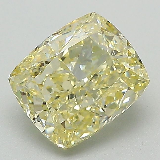 Loose Diamond - CUSHION BRILLIANT 1.57ct Fancy Intense Yellow VVS2: Loose Diamond - CUSHION BRILLIANT 1.57ct Fancy Intense Yellow VVS2 Source: This is a real non-mined Diamond that has been grown in a lab Shape: CUSHION BRILLIANT Carats: 1.57 Color: Fancy Intense Yell