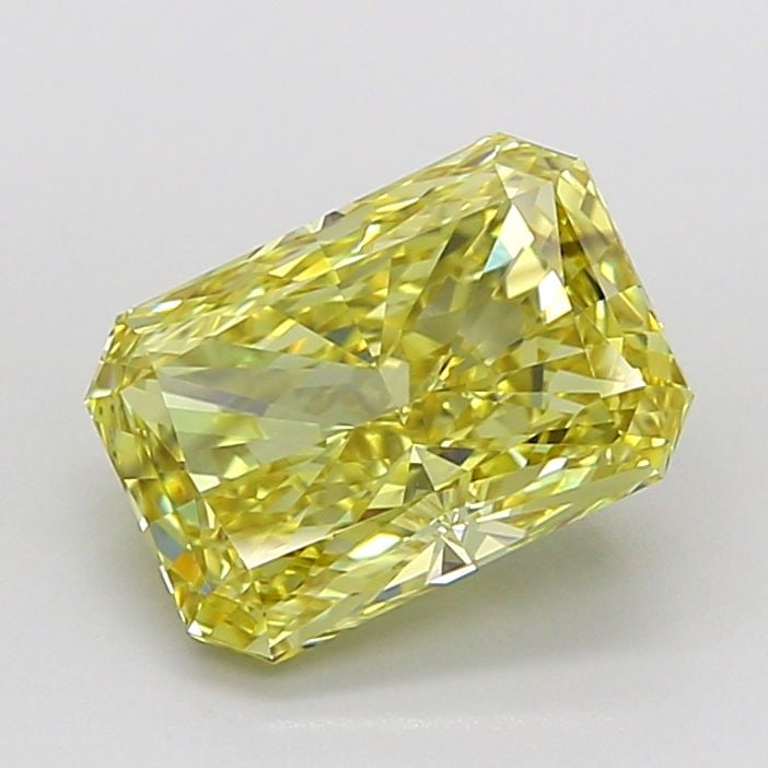 Loose Diamond - RADIANT 3.02ct Fancy Intense Yellow VVS2: Loose Diamond - RADIANT 3.02ct Fancy Intense Yellow VVS2 Source: This is a real non-mined Diamond that has been grown in a lab Shape: RADIANT Carats: 3.02 Color: Fancy Intense Yellow Certification: IG