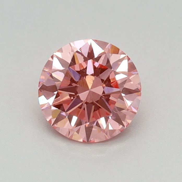 Loose Diamond - ROUND 0.45ct Fancy Vivid Pink VS2: Loose Diamond - ROUND 0.45ct Fancy Vivid Pink VS2 Source: This is a real non-mined Diamond that has been grown in a lab Shape: ROUND Carats: 0.45 Color: Fancy Vivid Pink Certification: IGI Video: