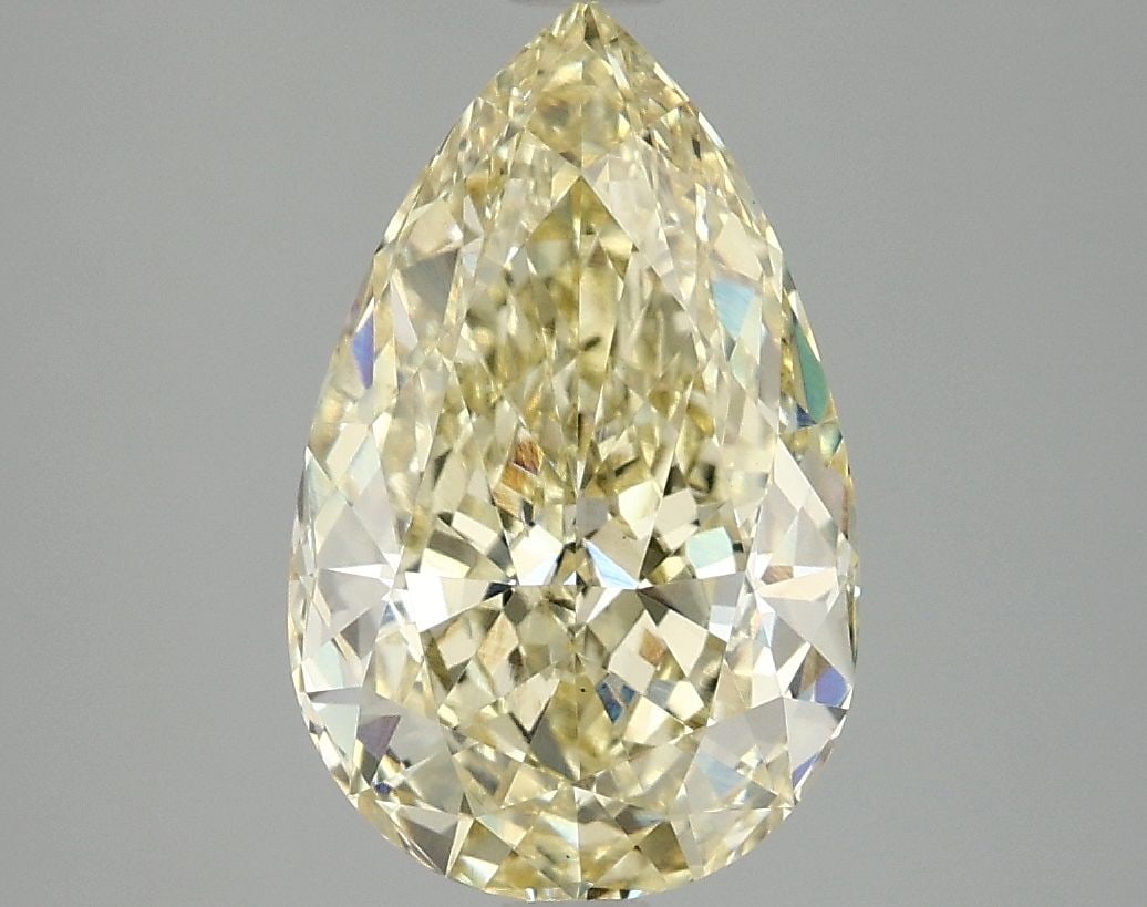 Loose Diamond - PEAR 3.1ct Fancy Intense Yellow VS2: Loose Diamond - PEAR 3.1ct Fancy Intense Yellow VS2 Source: This is a real non-mined Diamond that has been grown in a lab Shape: PEAR Carats: 3.1 Color: Fancy Intense Yellow Certification: IGI Video: