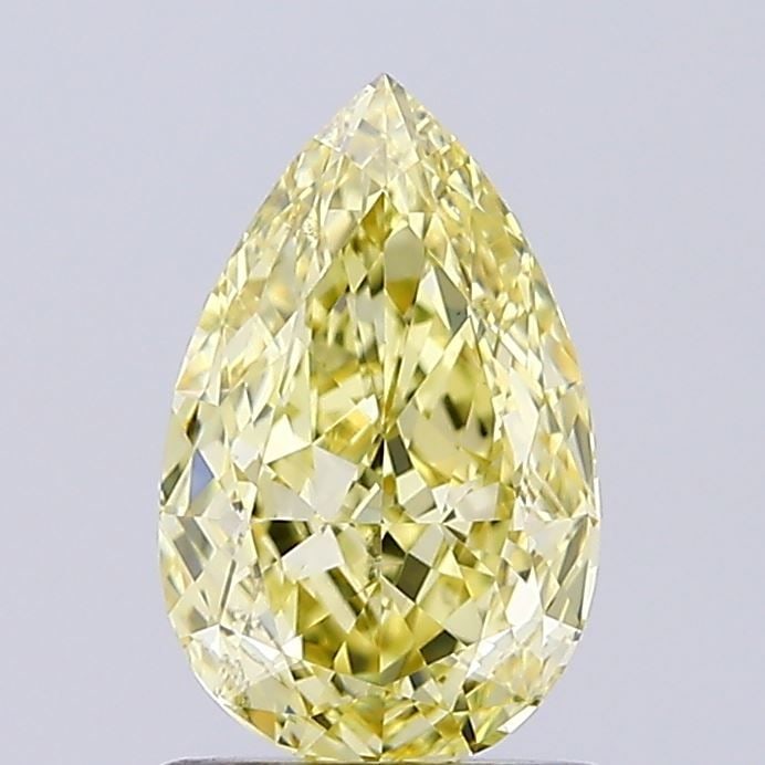 Loose Diamond - PEAR 1.21ct Fancy Intense Yellow VS1: Loose Diamond - PEAR 1.21ct Fancy Intense Yellow VS1 Source: This is a real non-mined Diamond that has been grown in a lab Shape: PEAR Carats: 1.21 Color: Fancy Intense Yellow Certification: IGI Video