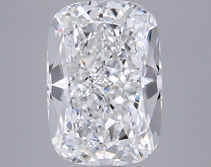 Loose Diamond - CUSHION MODIFIED 2.72ct E VVS2: Loose Diamond - CUSHION MODIFIED 2.72ct E VVS2 Source: This is a real non-mined Diamond that has been grown in a lab Shape: CUSHION MODIFIED Carats: 2.72 Color: E Clarity: VVS2 Certification: IGI Vide