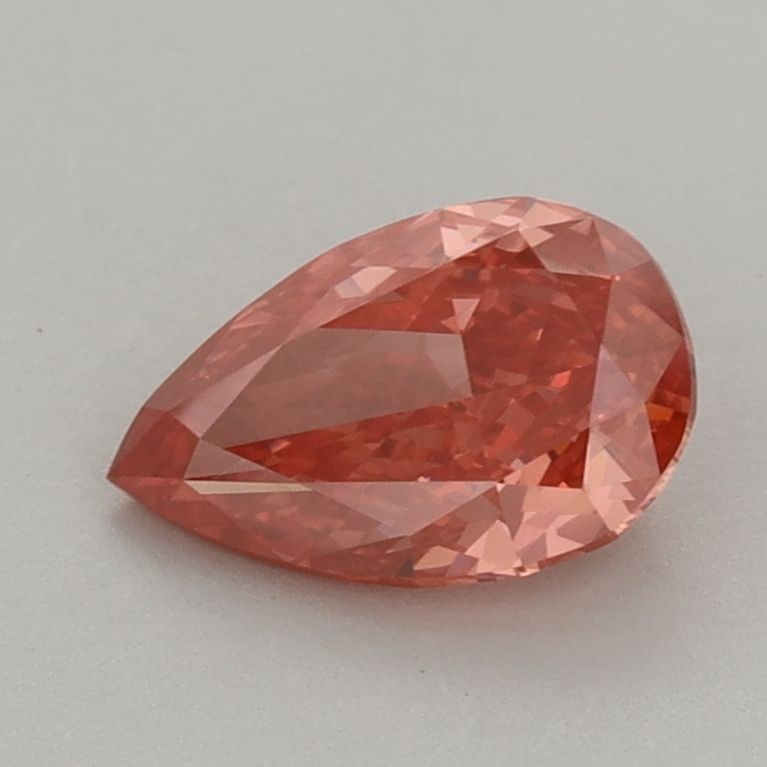 Loose Diamond - PEAR 1.04ct Fancy Vivid Red VS1: Loose Diamond - PEAR 1.04ct Fancy Vivid Red VS1 Source: This is a real non-mined Diamond that has been grown in a lab Shape: PEAR Carats: 1.04 Color: Fancy Vivid Red Certification: IGI Video: Video