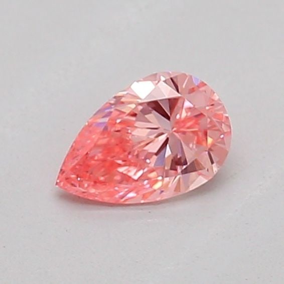 Loose Diamond - PEAR 0.2ct Fancy Vivid Pink VVS2: Loose Diamond - PEAR 0.2ct Fancy Vivid Pink VVS2 Source: This is a real non-mined Diamond that has been grown in a lab Shape: PEAR Carats: 0.2 Color: Fancy Vivid Pink Certification: IGI Additional ima