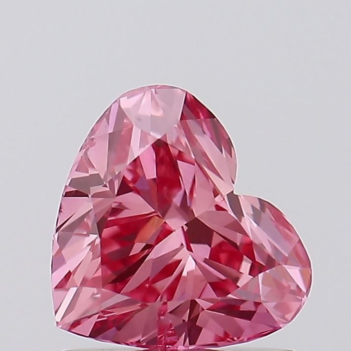 Loose Diamond - HEART 1.02ct Fancy Vivid Pink SI1: Loose Diamond - HEART 1.02ct Fancy Vivid Pink SI1 Source: This is a real non-mined Diamond that has been grown in a lab Shape: HEART Carats: 1.02 Color: Fancy Vivid Pink Certification: IGI Video: