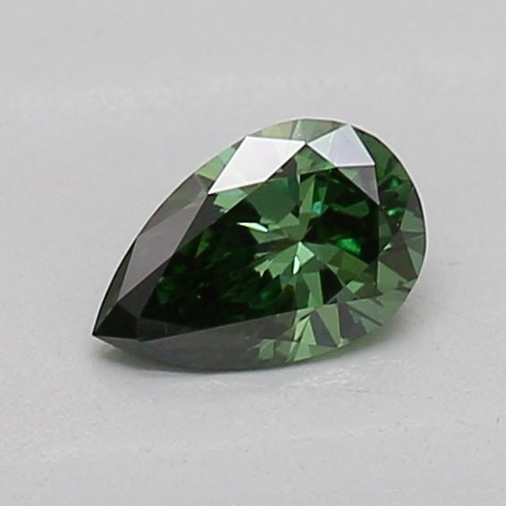 Loose Diamond - PEAR 0.2ct Fancy Vivid Green VS2: Loose Diamond - PEAR 0.2ct Fancy Vivid Green VS2 Source: This is a real non-mined Diamond that has been grown in a lab Shape: PEAR Carats: 0.2 Color: Fancy Vivid Green Certification: IGI Video: