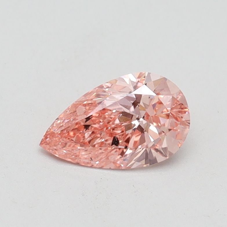 Loose Diamond - PEAR 0.5ct Fancy Vivid Pink SI2: Loose Diamond - PEAR 0.5ct Fancy Vivid Pink SI2 Source: This is a real non-mined Diamond that has been grown in a lab Shape: PEAR Carats: 0.5 Color: Fancy Vivid Pink Certification: IGI Video: