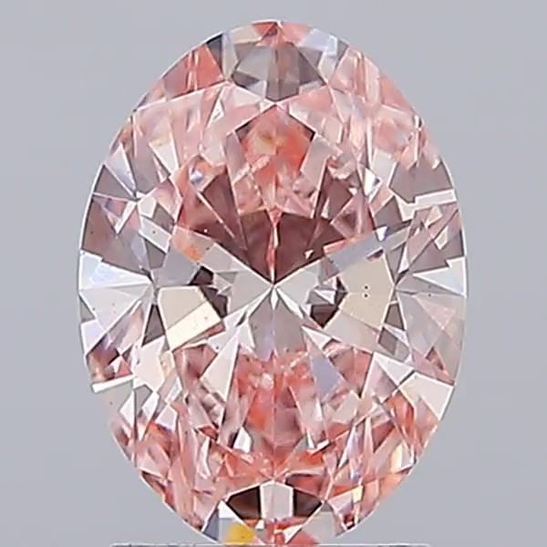 Loose Diamond - OVAL 2.02ct Fancy Intense Pink VS1: Loose Diamond - OVAL 2.02ct Fancy Intense Pink VS1 Source: This is a real non-mined Diamond that has been grown in a lab Shape: OVAL Carats: 2.02 Color: Fancy Intense Pink Certification: IGI Video: