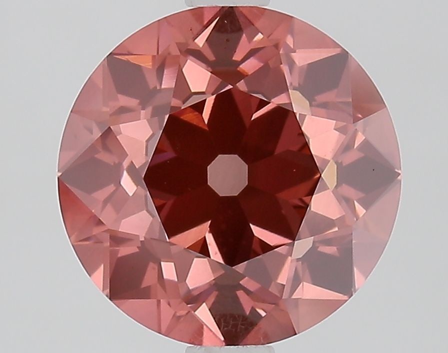 Loose Diamond - EUROPEAN CUT 2.54ct Fancy Vivid Brownish Pink VS1: Loose Diamond - EUROPEAN CUT 2.54ct Fancy Vivid Brownish Pink VS1 Source: This is a real non-mined Diamond that has been grown in a lab Shape: EUROPEAN CUT Carats: 2.54 Color: Fancy Vivid Brownish Pin