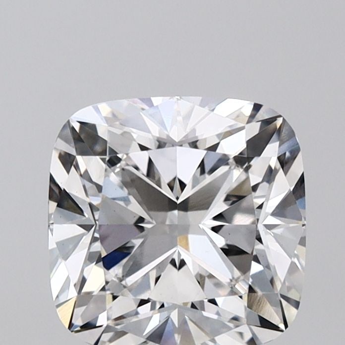 Loose Diamond - CUSHION BRILLIANT 2.25ct E VVS2: Loose Diamond - CUSHION BRILLIANT 2.25ct E VVS2 Source: This is a real non-mined Diamond that has been grown in a lab Shape: CUSHION BRILLIANT Carats: 2.25 Color: E Clarity: VVS2 Certification: GIA Vi