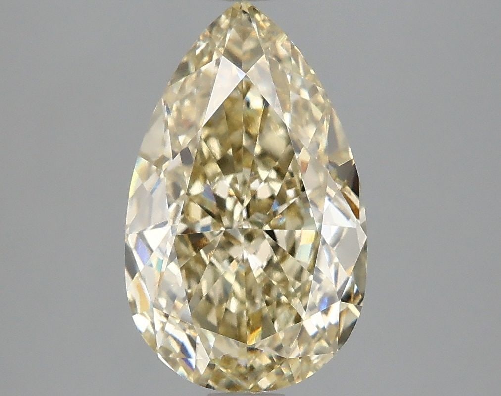 Loose Diamond - PEAR 3.03ct Fancy Yellow VVS2: Loose Diamond - PEAR 3.03ct Fancy Yellow VVS2 Source: This is a real non-mined Diamond that has been grown in a lab Shape: PEAR Carats: 3.03 Color: Fancy Yellow Certification: IGI Video: