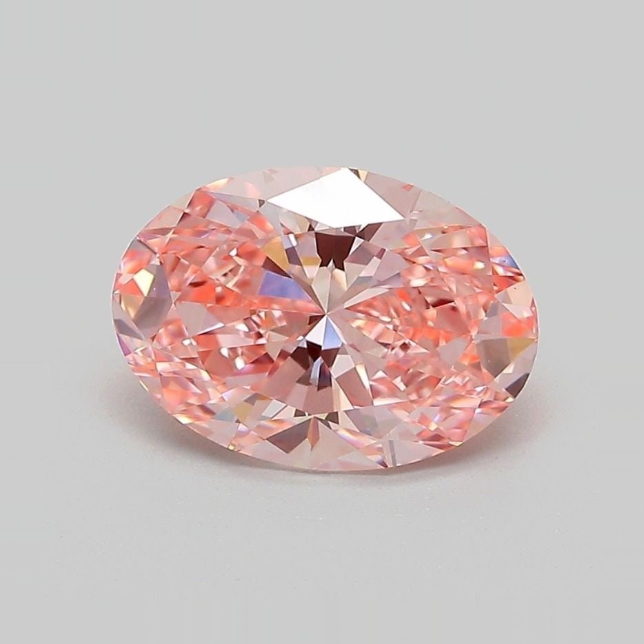 Loose Diamond - OVAL 2.15ct Fancy Vivid Pink VS1: Loose Diamond - OVAL 2.15ct Fancy Vivid Pink VS1 Source: This is a real non-mined Diamond that has been grown in a lab Shape: OVAL Carats: 2.15 Color: Fancy Vivid Pink Certification: IGI Video: