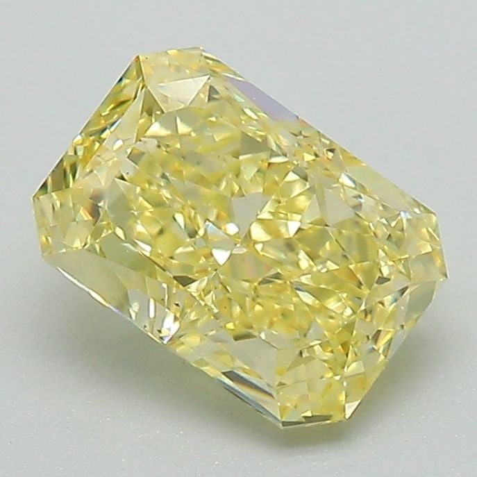 Loose Diamond - RADIANT 1.58ct Fancy Intense Yellow VS1: Loose Diamond - RADIANT 1.58ct Fancy Intense Yellow VS1 Source: This is a real non-mined Diamond that has been grown in a lab Shape: RADIANT Carats: 1.58 Color: Fancy Intense Yellow Certification: IGI