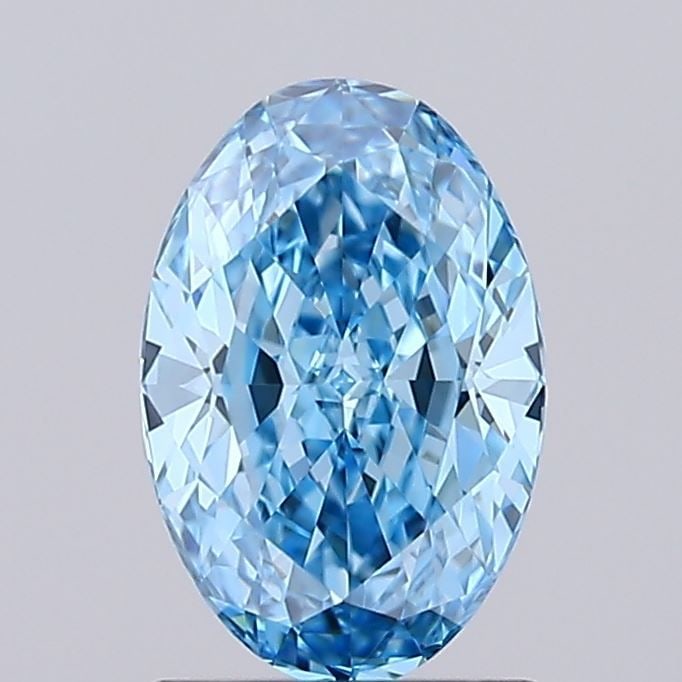 Loose Diamond - OVAL 1.31ct Fancy Vivid Blue VVS1: Loose Diamond - OVAL 1.31ct Fancy Vivid Blue VVS1 Source: This is a real non-mined Diamond that has been grown in a lab Shape: OVAL Carats: 1.31 Color: Fancy Vivid Blue Certification: IGI Video:
