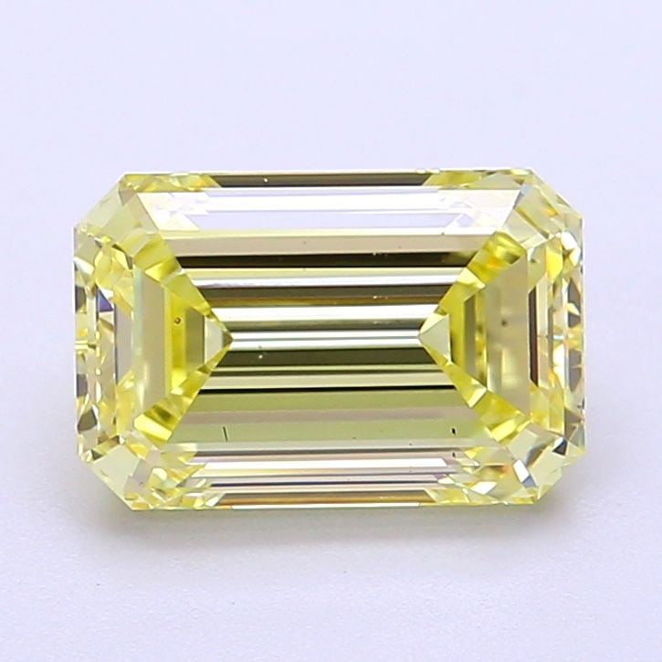 Loose Diamond - EMERALD 2.51ct Fancy Light Yellow VS2: Loose Diamond - EMERALD 2.51ct Fancy Light Yellow VS2 Source: This is a real non-mined Diamond that has been grown in a lab Shape: EMERALD Carats: 2.51 Color: Fancy Light Yellow Certification: IGI Vid