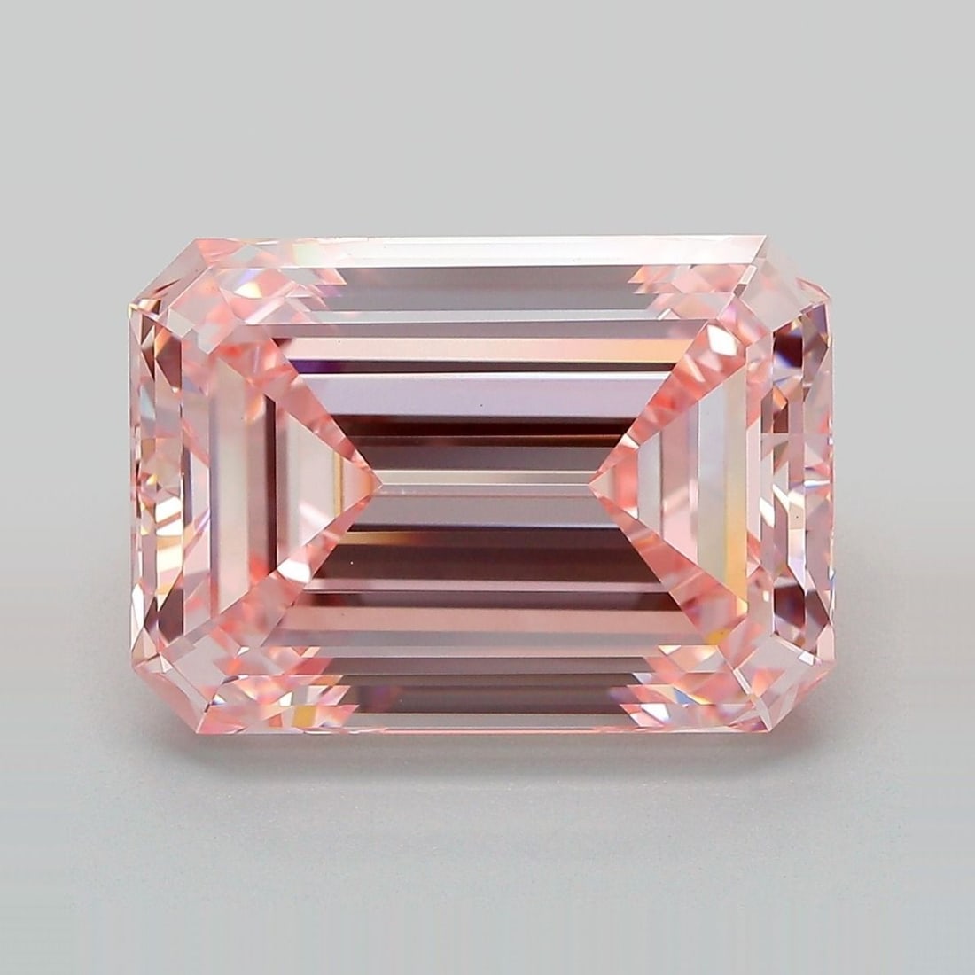 Loose Diamond - EMERALD 8.48ct Fancy Intense Pink VVS2: Loose Diamond - EMERALD 8.48ct Fancy Intense Pink VVS2 Source: This is a real non-mined Diamond that has been grown in a lab Shape: EMERALD Carats: 8.48 Color: Fancy Intense Pink Certification: IGI Vi