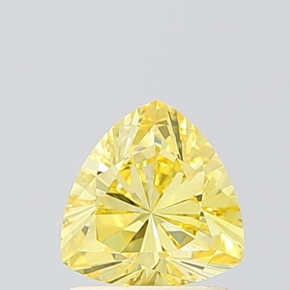 Loose Diamond - TRIANGULAR 1.0ct Fancy Vivid Yellow VS1: Loose Diamond - TRIANGULAR 1.0ct Fancy Vivid Yellow VS1 Source: This is a real non-mined Diamond that has been grown in a lab Shape: TRIANGULAR Carats: 1.0 Color: Fancy Vivid Yellow Certification: NON