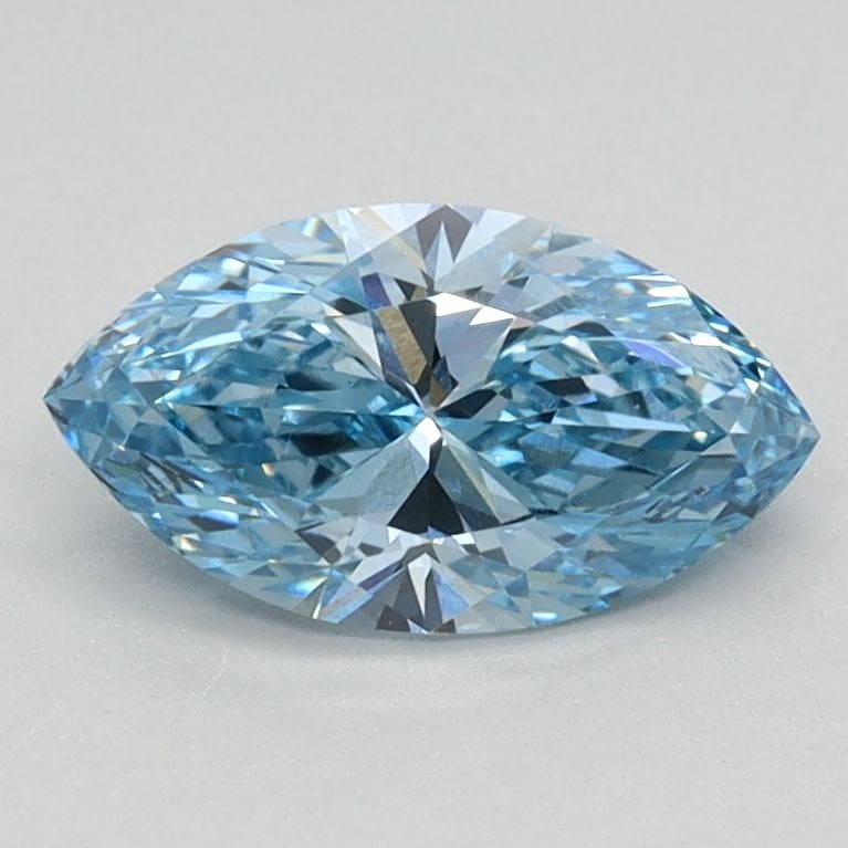 Loose Diamond - MARQUISE 0.8ct Fancy Vivid Blue VS1: Loose Diamond - MARQUISE 0.8ct Fancy Vivid Blue VS1 Source: This is a real non-mined Diamond that has been grown in a lab Shape: MARQUISE Carats: 0.8 Color: Fancy Vivid Blue Certification: IGI Video: