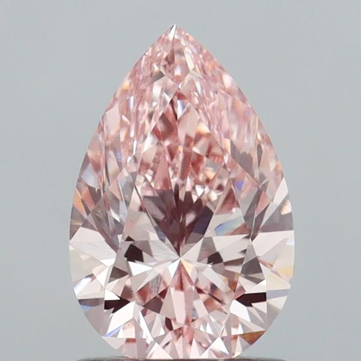 Loose Diamond - PEAR 1.0ct Fancy Intense Pink VS1: Loose Diamond - PEAR 1.0ct Fancy Intense Pink VS1 Source: This is a real non-mined Diamond that has been grown in a lab Shape: PEAR Carats: 1.0 Color: Fancy Intense Pink Certification: IGI Video: