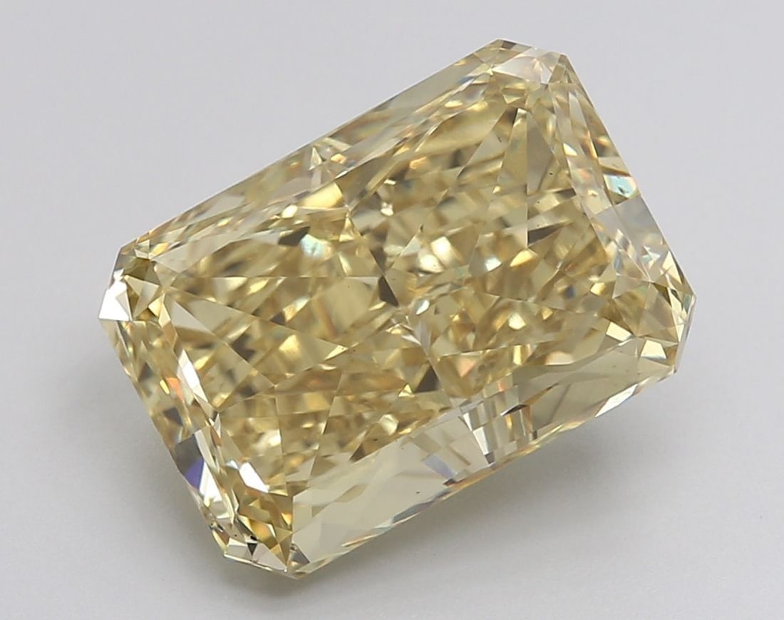Loose Diamond - RADIANT 8.02ct Fancy Intense Yellow VS2: Loose Diamond - RADIANT 8.02ct Fancy Intense Yellow VS2 Source: This is a real non-mined Diamond that has been grown in a lab Shape: RADIANT Carats: 8.02 Color: Fancy Intense Yellow Certification: IGI