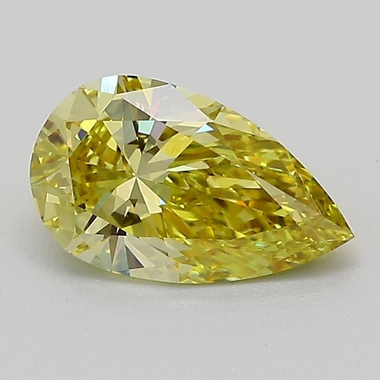 Loose Diamond - PEAR 1.0ct Fancy Intense Yellow VS1: Loose Diamond - PEAR 1.0ct Fancy Intense Yellow VS1 Source: This is a real non-mined Diamond that has been grown in a lab Shape: PEAR Carats: 1.0 Color: Fancy Intense Yellow Certification: IGI Video: