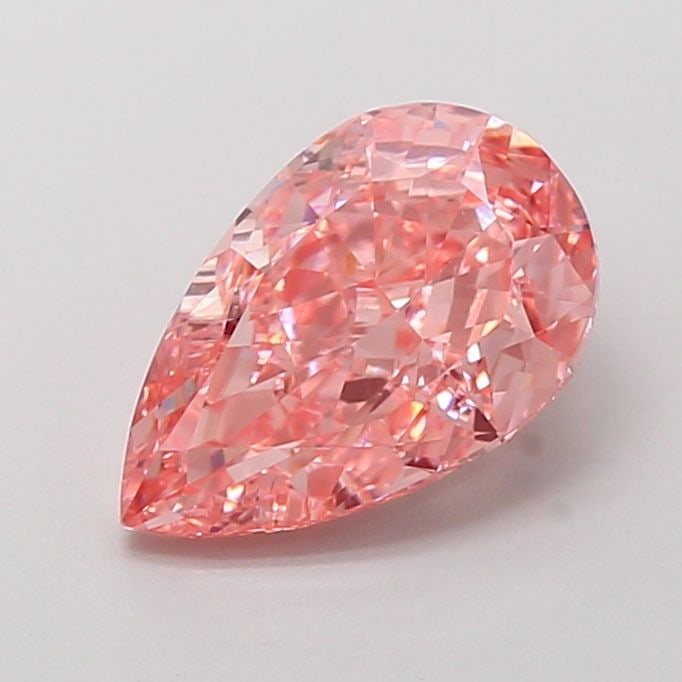 Loose Diamond - PEAR 2.49ct Fancy Vivid Pink VVS2: Loose Diamond - PEAR 2.49ct Fancy Vivid Pink VVS2 Source: This is a real non-mined Diamond that has been grown in a lab Shape: PEAR Carats: 2.49 Color: Fancy Vivid Pink Certification: IGI Video: