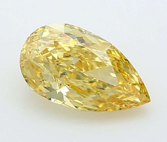 Loose Diamond - PEAR 1.23ct Fancy Vivid Yellow VS1: Loose Diamond - PEAR 1.23ct Fancy Vivid Yellow VS1 Source: This is a real non-mined Diamond that has been grown in a lab Shape: PEAR Carats: 1.23 Color: Fancy Vivid Yellow Certification: IGI Video: