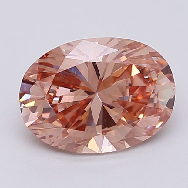 Loose Diamond - OVAL 2.17ct Fancy Brown VS2: Loose Diamond - OVAL 2.17ct Fancy Brown VS2 Source: This is a real non-mined Diamond that has been grown in a lab Shape: OVAL Carats: 2.17 Color: Fancy Brown Certification: IGI Video:
