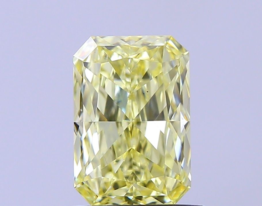 Loose Diamond - RADIANT 1.06ct Fancy Yellow VS1: Loose Diamond - RADIANT 1.06ct Fancy Yellow VS1 Source: This is a real non-mined Diamond that has been grown in a lab Shape: RADIANT Carats: 1.06 Color: Fancy Yellow Certification: IGI Video: