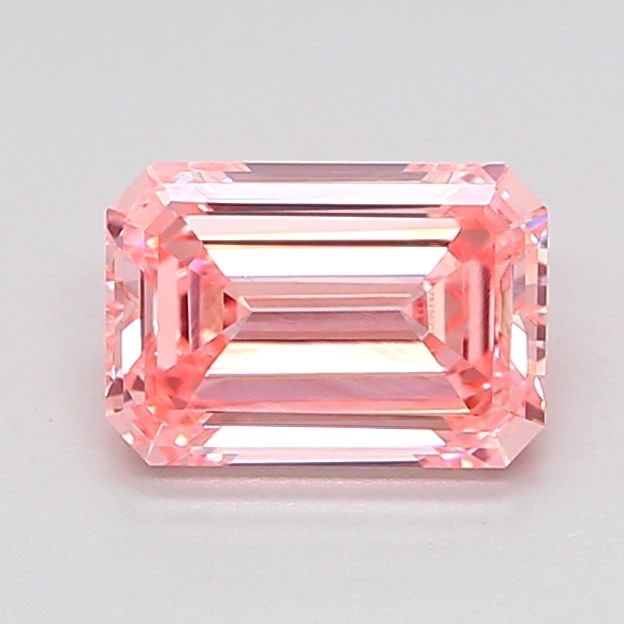 Loose Diamond - EMERALD 1.15ct Fancy Intense Pink VVS2: Loose Diamond - EMERALD 1.15ct Fancy Intense Pink VVS2 Source: This is a real non-mined Diamond that has been grown in a lab Shape: EMERALD Carats: 1.15 Color: Fancy Intense Pink Certification: IGI Vi
