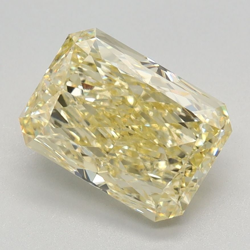 Loose Diamond - RADIANT 2.17ct Fancy Intense Yellow VVS2: Loose Diamond - RADIANT 2.17ct Fancy Intense Yellow VVS2 Source: This is a real non-mined Diamond that has been grown in a lab Shape: RADIANT Carats: 2.17 Color: Fancy Intense Yellow Certification: IG