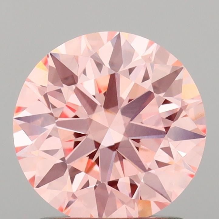 Ideal Loose Diamond - ROUND 1.29ct Fancy Intense Pink VVS2: Ideal Loose Diamond - ROUND 1.29ct Fancy Intense Pink VVS2 Source: This is a real non-mined Diamond that has been grown in a lab Shape: ROUND Carats: 1.29 Color: Fancy Intense Pink Certification: IGI