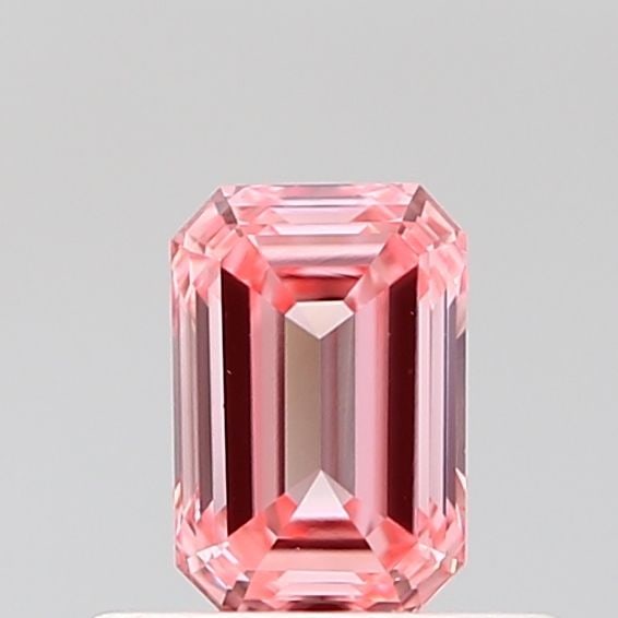 Loose Diamond - EMERALD 0.5ct Fancy Vivid Pink VVS2: Loose Diamond - EMERALD 0.5ct Fancy Vivid Pink VVS2 Source: This is a real non-mined Diamond that has been grown in a lab Shape: EMERALD Carats: 0.5 Color: Fancy Vivid Pink Certification: IGI Video: