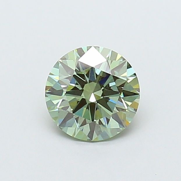 Ideal Loose Diamond - ROUND 1.1ct Fancy Vivid Green VS1: Ideal Loose Diamond - ROUND 1.1ct Fancy Vivid Green VS1 Source: This is a real non-mined Diamond that has been grown in a lab Shape: ROUND Carats: 1.1 Color: Fancy Vivid Green Certification: IGI Addit