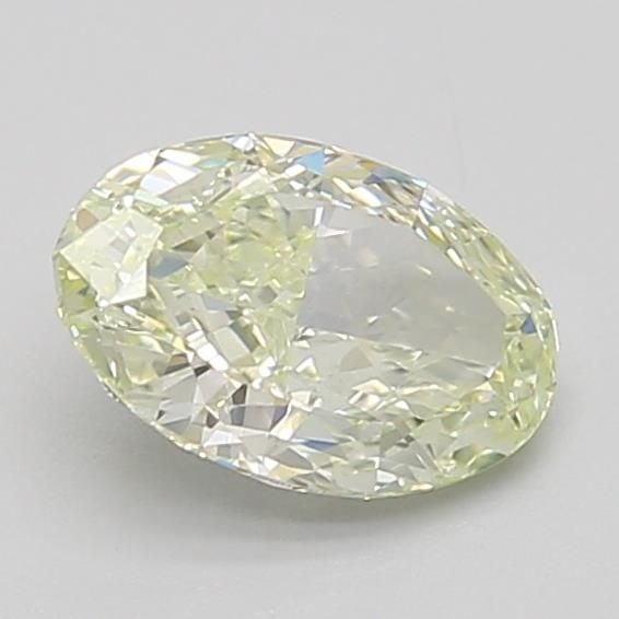 Loose Diamond - OVAL 0.91ct Fancy Light Yellowish Green VS2: Loose Diamond - OVAL 0.91ct Fancy Light Yellowish Green VS2 Source: This is a real non-mined Diamond that has been grown in a lab Shape: OVAL Carats: 0.91 Color: Fancy Light Yellowish Green Certificat