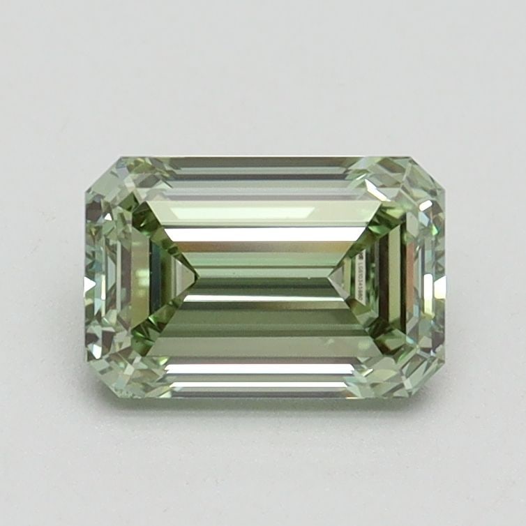 Loose Diamond - EMERALD 1.03ct Fancy Intense Green VS1: Loose Diamond - EMERALD 1.03ct Fancy Intense Green VS1 Source: This is a real non-mined Diamond that has been grown in a lab Shape: EMERALD Carats: 1.03 Color: Fancy Intense Green Certification: IGI V