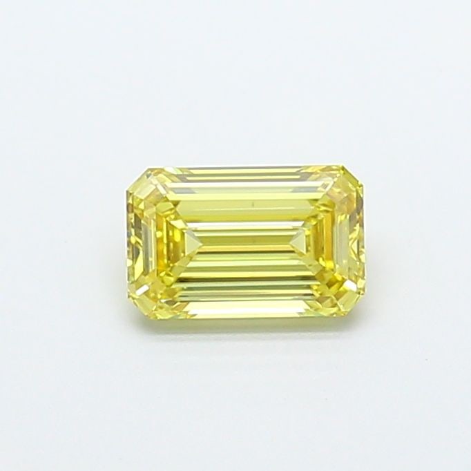 Loose Diamond - EMERALD 1.01ct Fancy Yellow VS1: Loose Diamond - EMERALD 1.01ct Fancy Yellow VS1 Source: This is a real non-mined Diamond that has been grown in a lab Shape: EMERALD Carats: 1.01 Color: Fancy Yellow Certification: IGI Video: