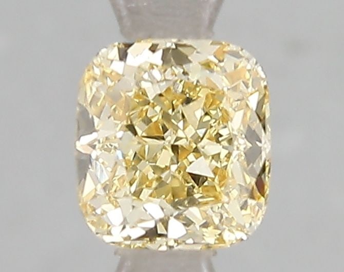 Loose Diamond - CUSHION MODIFIED 1.02ct Fancy Intense Yellow VVS2: Loose Diamond - CUSHION MODIFIED 1.02ct Fancy Intense Yellow VVS2 Source: This is a real non-mined Diamond that has been grown in a lab Shape: CUSHION MODIFIED Carats: 1.02 Color: Fancy Intense Yellow